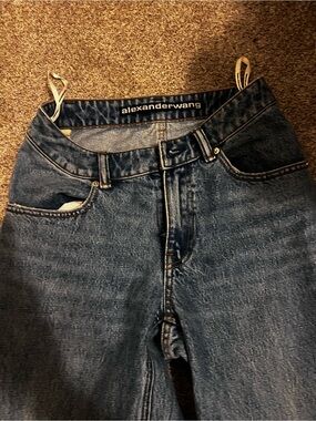 Alexander Wang Indigo High-Rise Women's Jeans